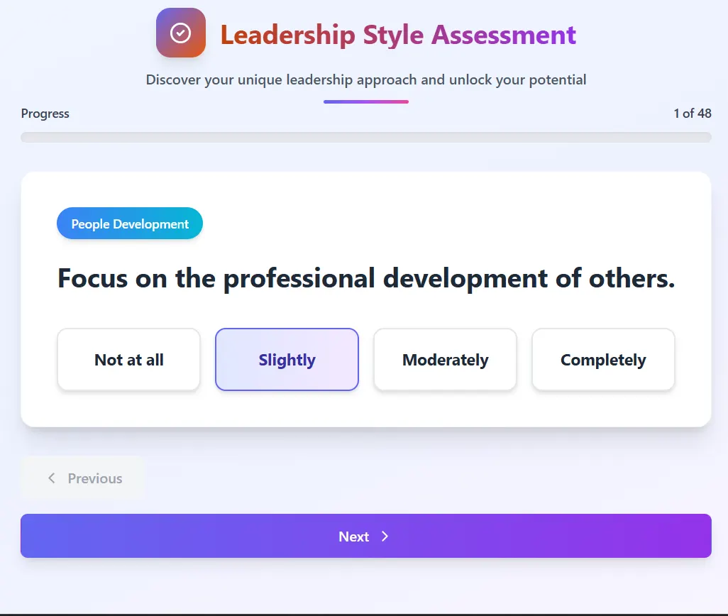 Leadership Assessment 1